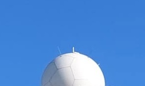 Radomo del radar meteorológico RMA